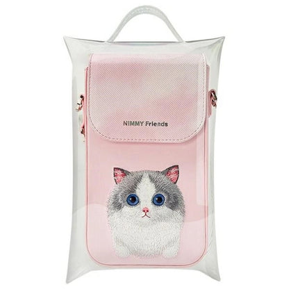 Nimmy Big Eyed Pet 2.0 Cat Phone Bag - Pink_8