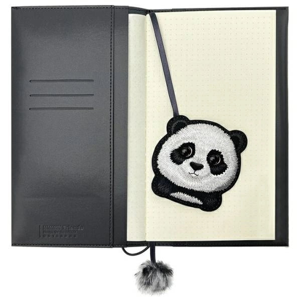 Nimmy Big Eyed Pet 2.0 Panda 2-in-1 Notebook + Pen Set - Black_3