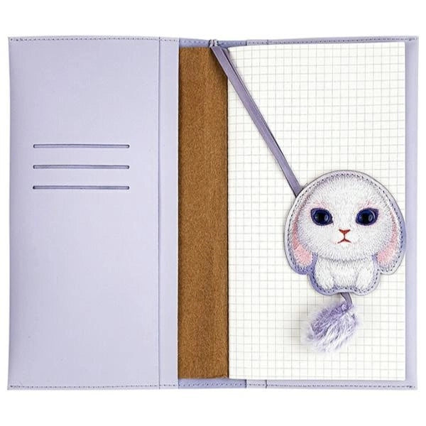 Nimmy Big Eyed Pet 2.0 Rabbit 2-in-1 Notebook + Pen Set - Purple_3