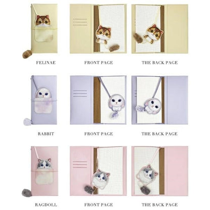 Nimmy Big Eyed Pet 2.0 Rabbit 2-in-1 Notebook + Pen Set - Purple_5