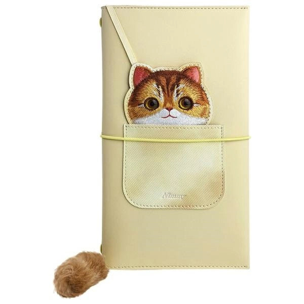 Nimmy Big Eyed Pet 2.0 Cat 2-in-1 Notebook + Pen Set - Beige_1