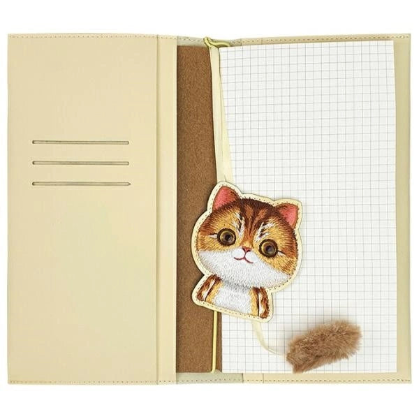 Nimmy Big Eyed Pet 2.0 Cat 2-in-1 Notebook + Pen Set - Beige_3