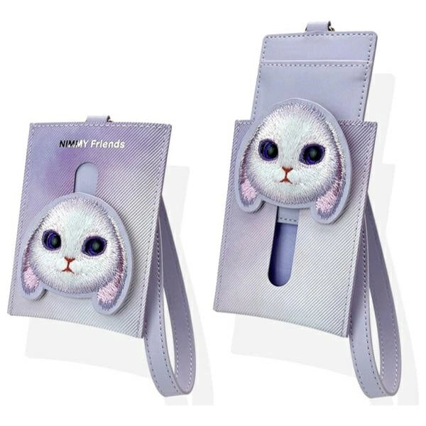 Nimmy Big Eyed Pet 2.0 Rabbit 3-in-1 Phone Bag + Wallet + Tracker Case - Purple_7