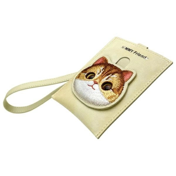 Nimmy Big Eyed Pet 2.0 Cat 3-in-1 Set: Phone Bag + Wallet + Tracker Case - Beige_6