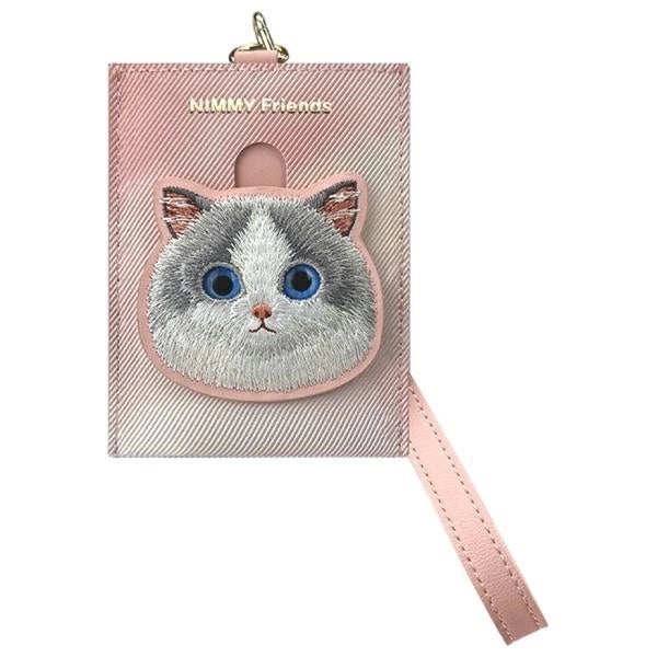 Nimmy Big Eyed Pet 2.0 Cat 3-in-1 Phone Bag + Wallet + Tracker Case - Pink_2