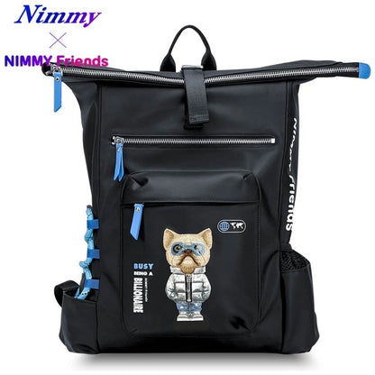 Nimmy Cool&amp;Cute 2.0 Dog Laptop Backpack - Black_1