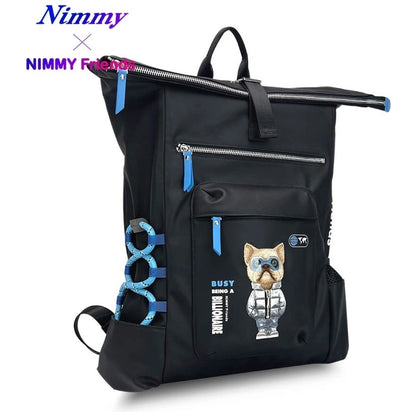 Nimmy Cool&amp;Cute 2.0 Dog Laptop Backpack - Black_2