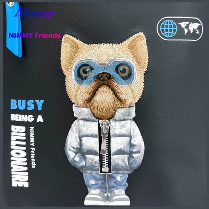 Nimmy Cool&amp;Cute 2.0 Dog Laptop Backpack - Black_5