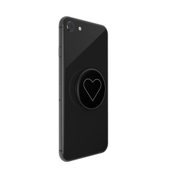 Popsockets 2 White Heart Black Holder and Phone Stand_3