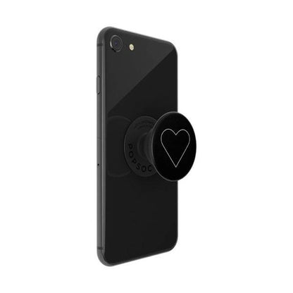 Popsockets 2 White Heart Black Holder and Phone Stand_4