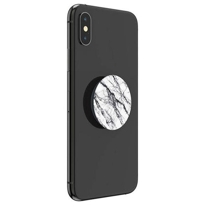 Popsockets 2 White Stone Marble Phone Holder and Stand_3