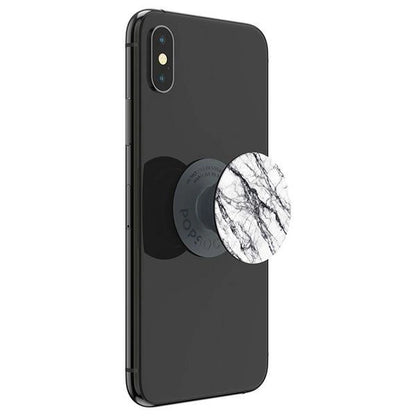 Popsockets 2 White Stone Marble Phone Holder and Stand_4