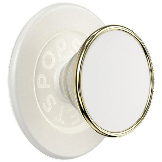 Popsockets Round Luxe Coconut Creme Enamel MagSafe Holder and Phone Stand_0