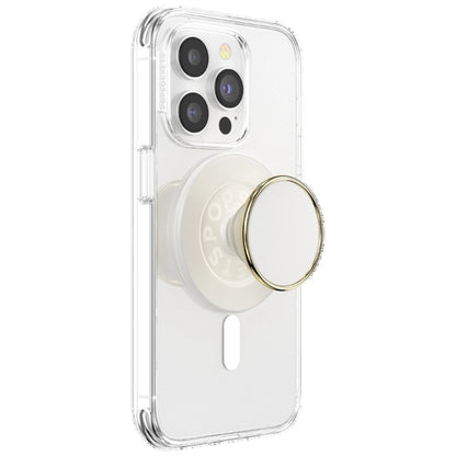 Popsockets Round Luxe Coconut Creme Enamel MagSafe Holder and Phone Stand_2