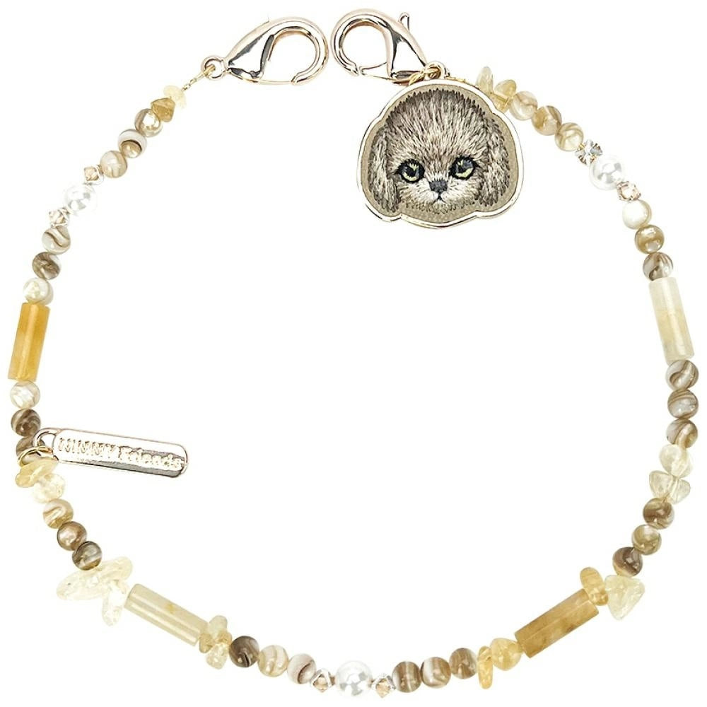 Nimmy Magnetic Handstrap Bag Charm - Brown_0