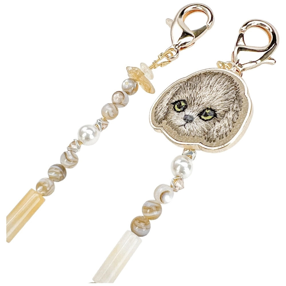 Nimmy Magnetic Handstrap Bag Charm - Brown_3