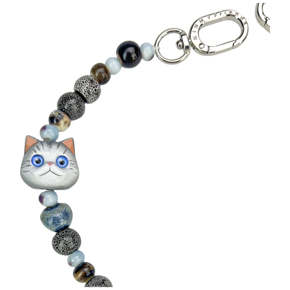 Nimmy New Big Eye Cute Pets 2.0 Bag Charm - Gray_1