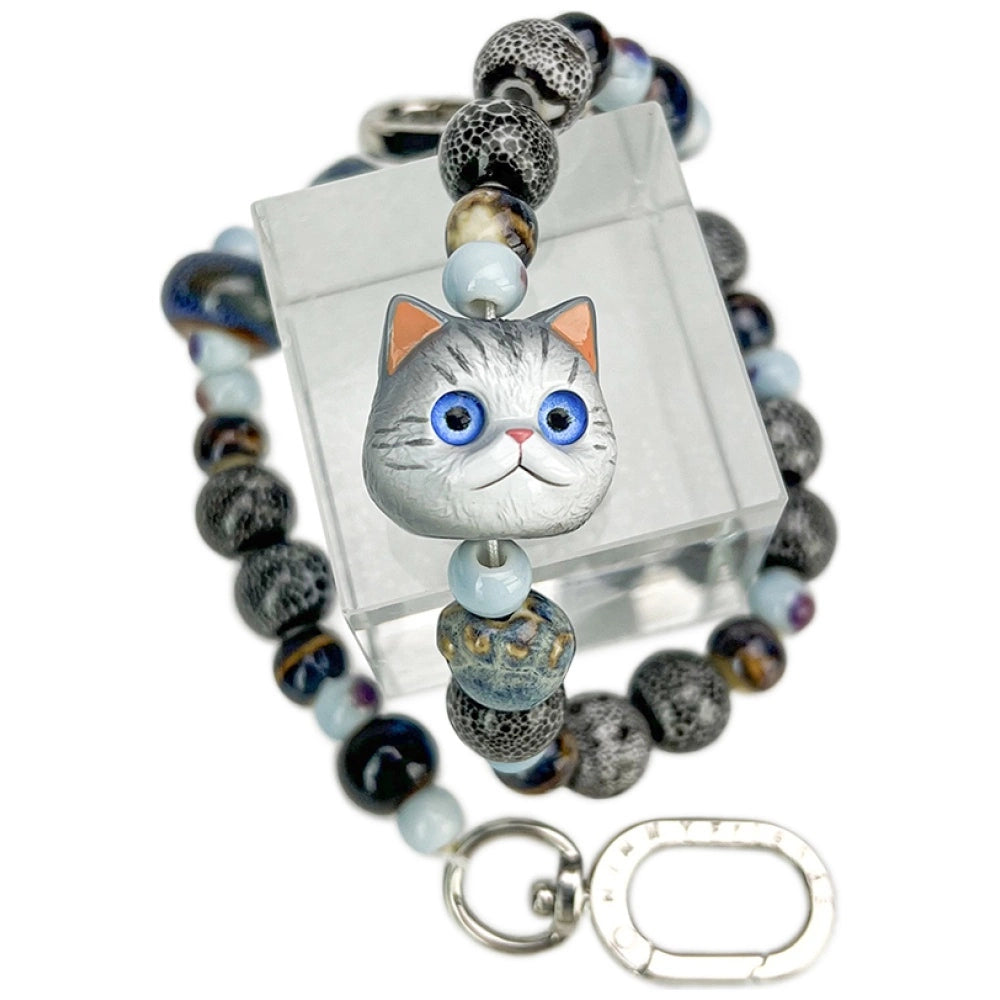 Nimmy New Big Eye Cute Pets 2.0 Bag Charm - Gray_5