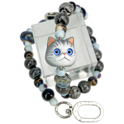 Nimmy New Big Eye Cute Pets 2.0 Bag Charm - Gray_5