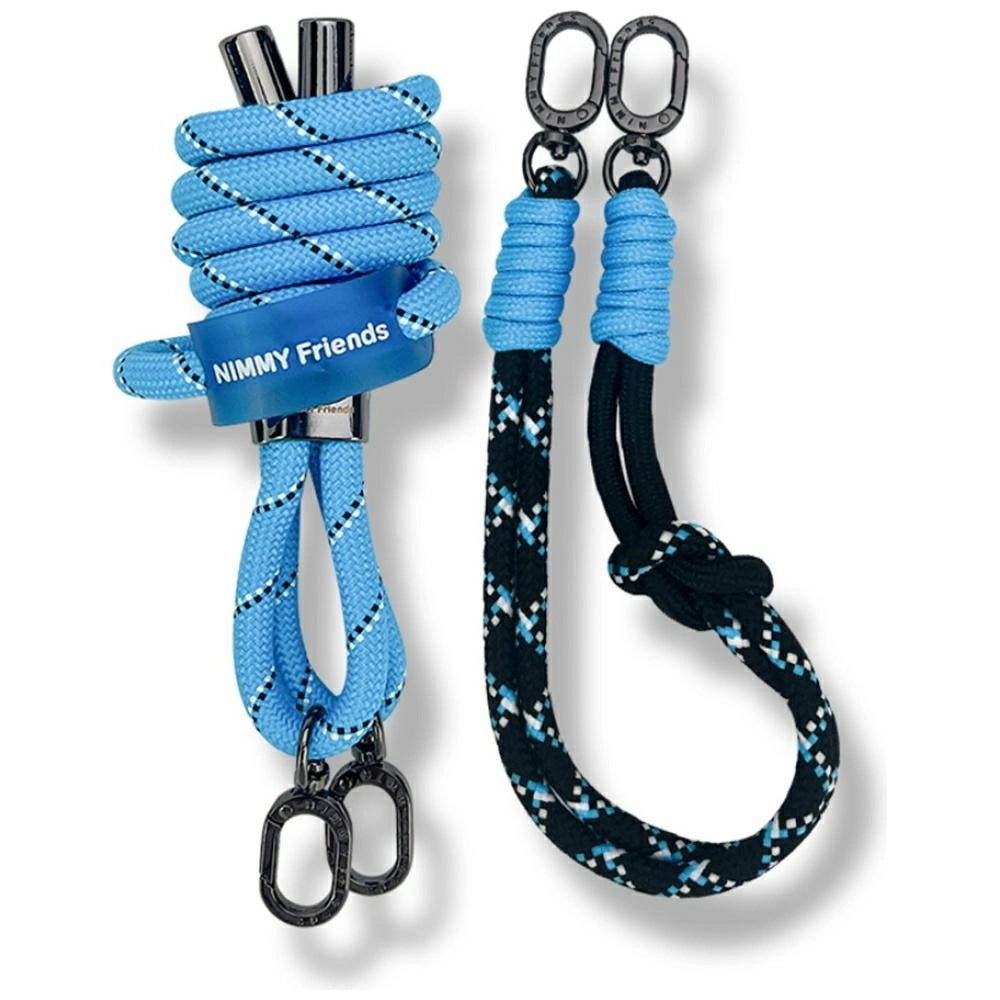 Nimmy Cool&amp;Cute 2.0 crossbody + handstrap set - blue and black_0