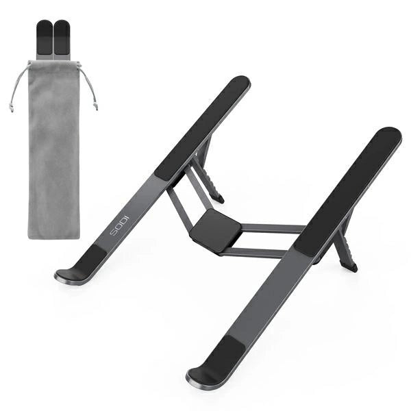 SODI Adjustable Folding Laptop Stand - Gray_1