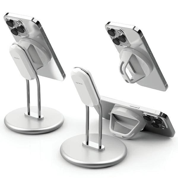 SODI SIM-300 MagSafe Phone Stand - Silver_4