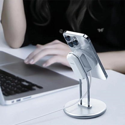 SODI SIM-300 MagSafe Phone Stand - Silver_5