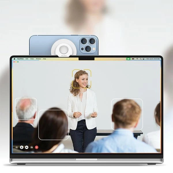 SODI BM-300 Inductive Holder for MacBook - White_4