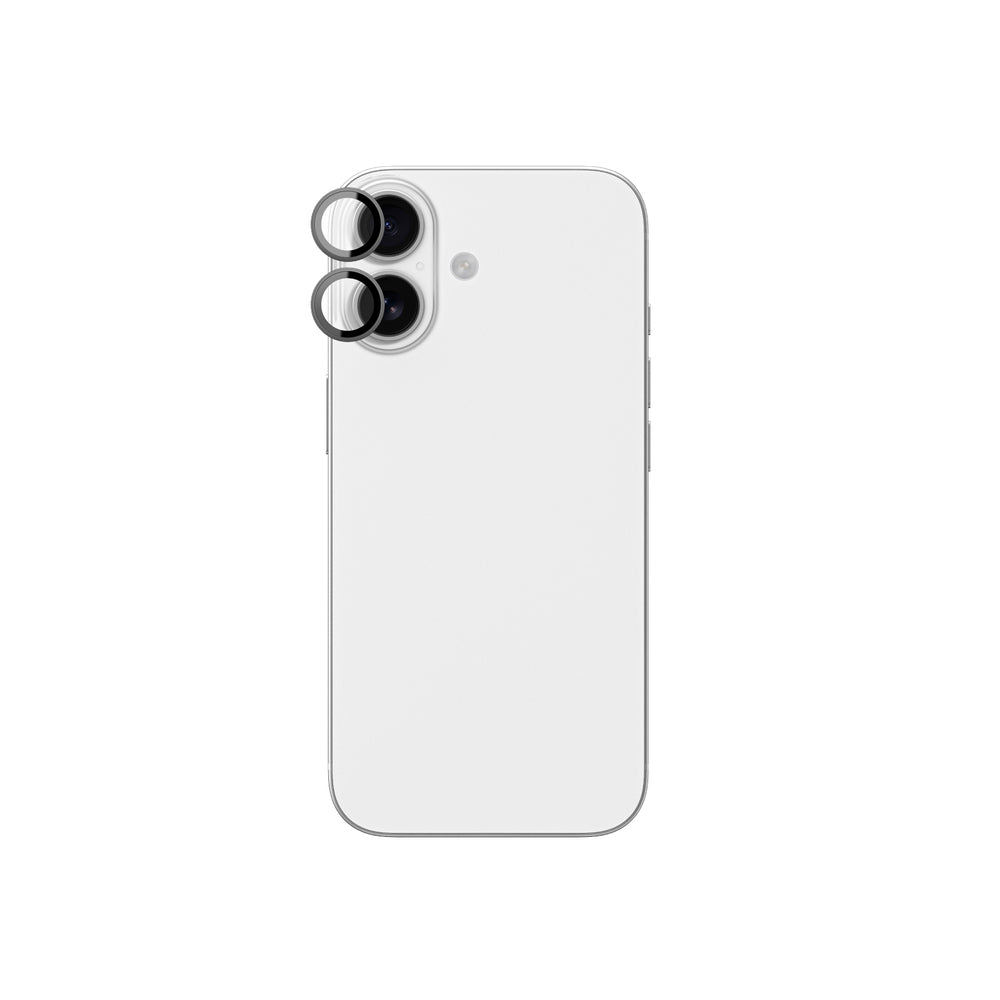 AmazingThing Lens Glass for iPhone 17 with Black Aluminum Frame_0
