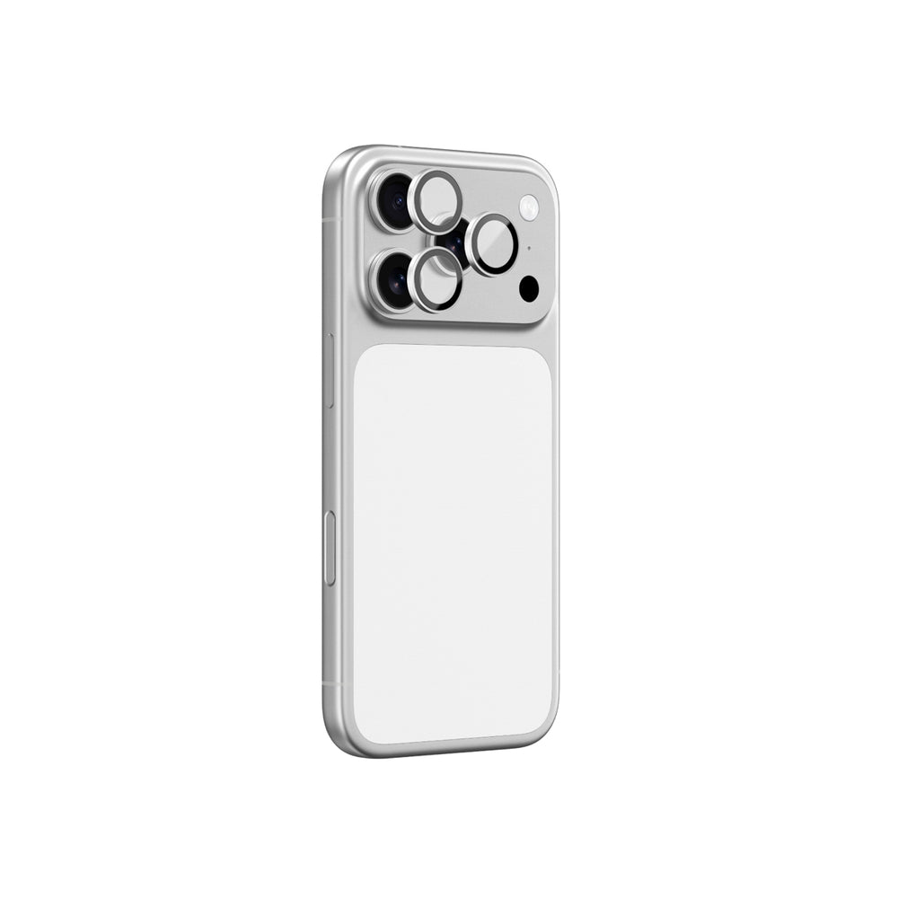 AmazingThing Lens Glass for iPhone 17 Pro / Pro Max with Silver Aluminum Frame_1