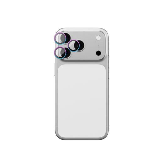 AmazingThing Lens Glass for iPhone 17 Pro / Pro Max with Rainbow Aluminum Frame_0