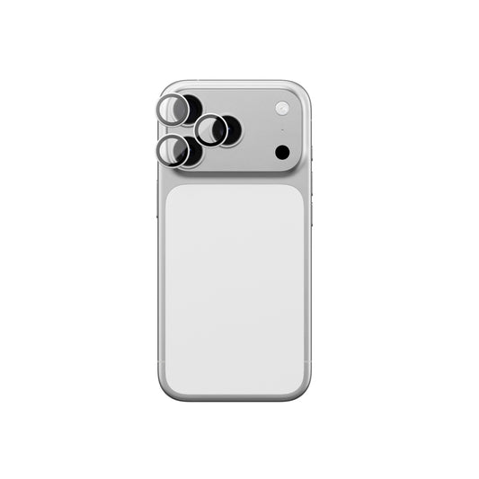 AmazingThing Sapphire Camera Glass for iPhone 17 Pro / Pro Max - with Silver Frame_0