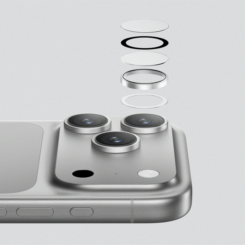 AmazingThing Sapphire Camera Glass for iPhone 17 Pro / Pro Max - with Black Frame_3