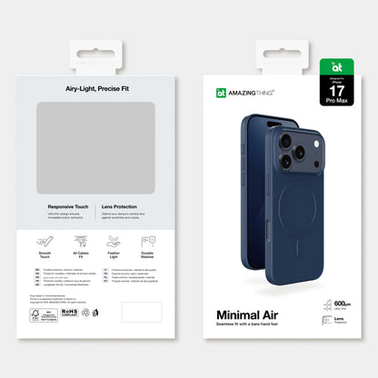 AmazingThing Minimal Air Case for iPhone 17 Pro Max Compatible with MagSafe - Blue_9