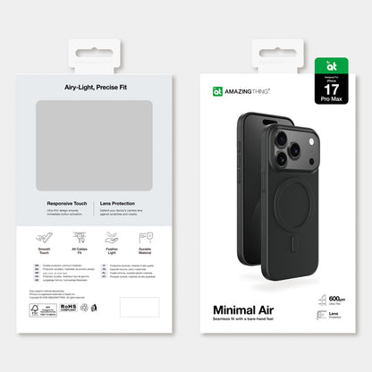 AmazingThing Minimal Air Case for iPhone 17 Pro Max Compatible with MagSafe - Black_7