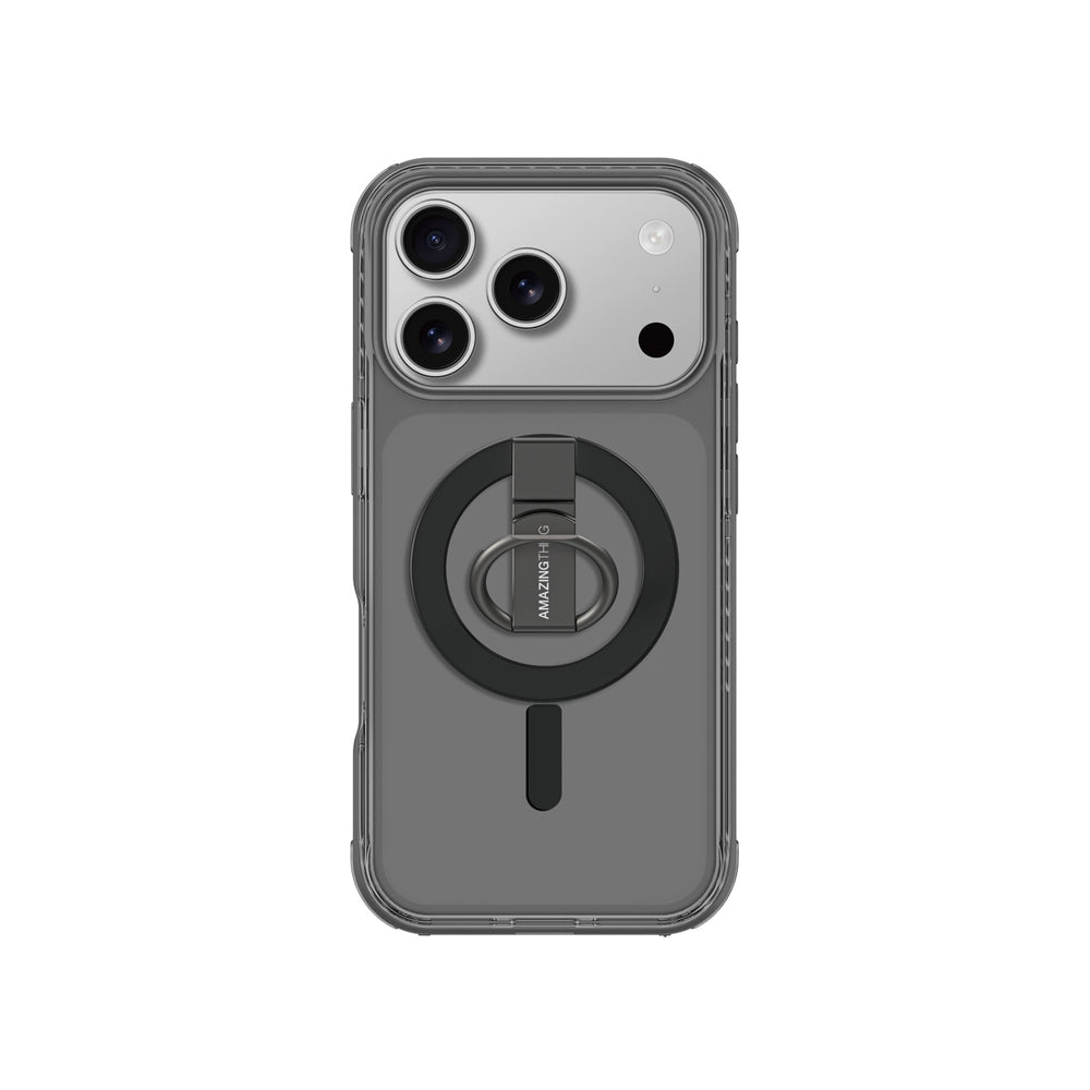 AmazingThing Titan Pro Grip Ring Set Case for iPhone 17 Pro Compatible with MagSafe - Black_0