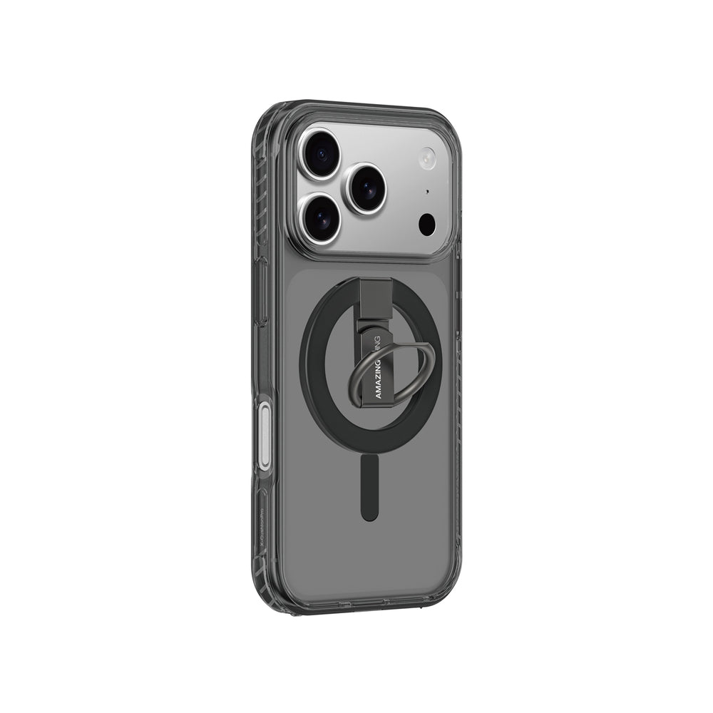 AmazingThing Titan Pro Grip Ring Set Case for iPhone 17 Pro Compatible with MagSafe - Black_1