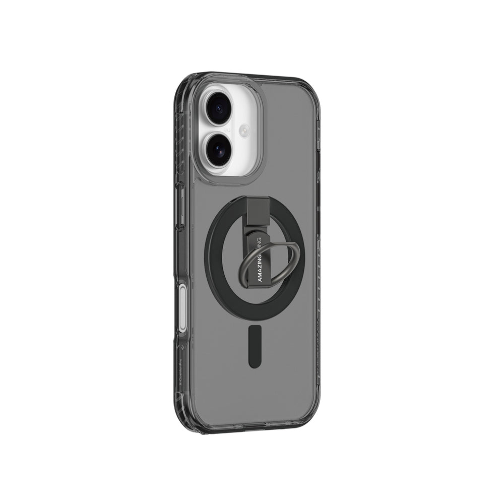 AmazingThing Titan Pro Grip Ring Set Case for iPhone 17 Compatible with MagSafe - Black_1