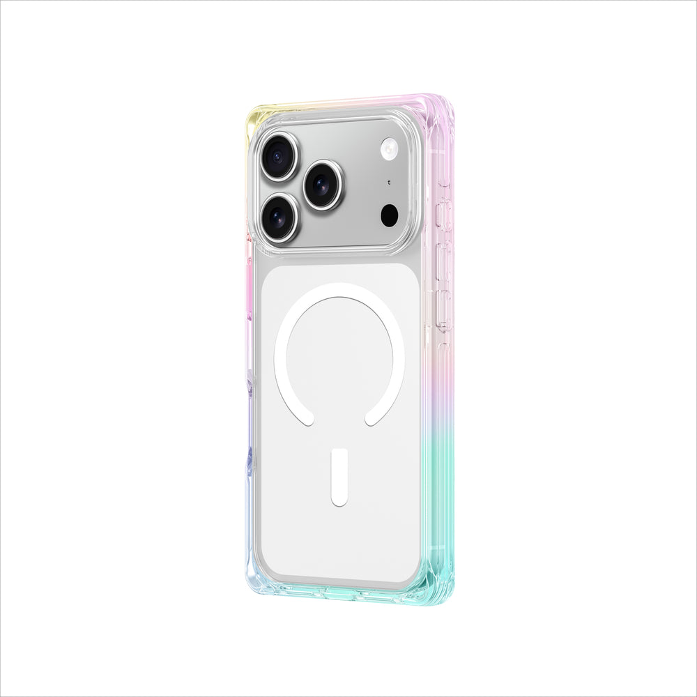 AmazingThing Omni case for iPhone 17 Pro compatible with MagSafe - transparent-rainbow_1