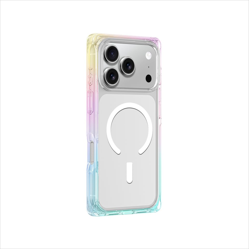 AmazingThing Omni case for iPhone 17 Pro compatible with MagSafe - transparent-rainbow_2