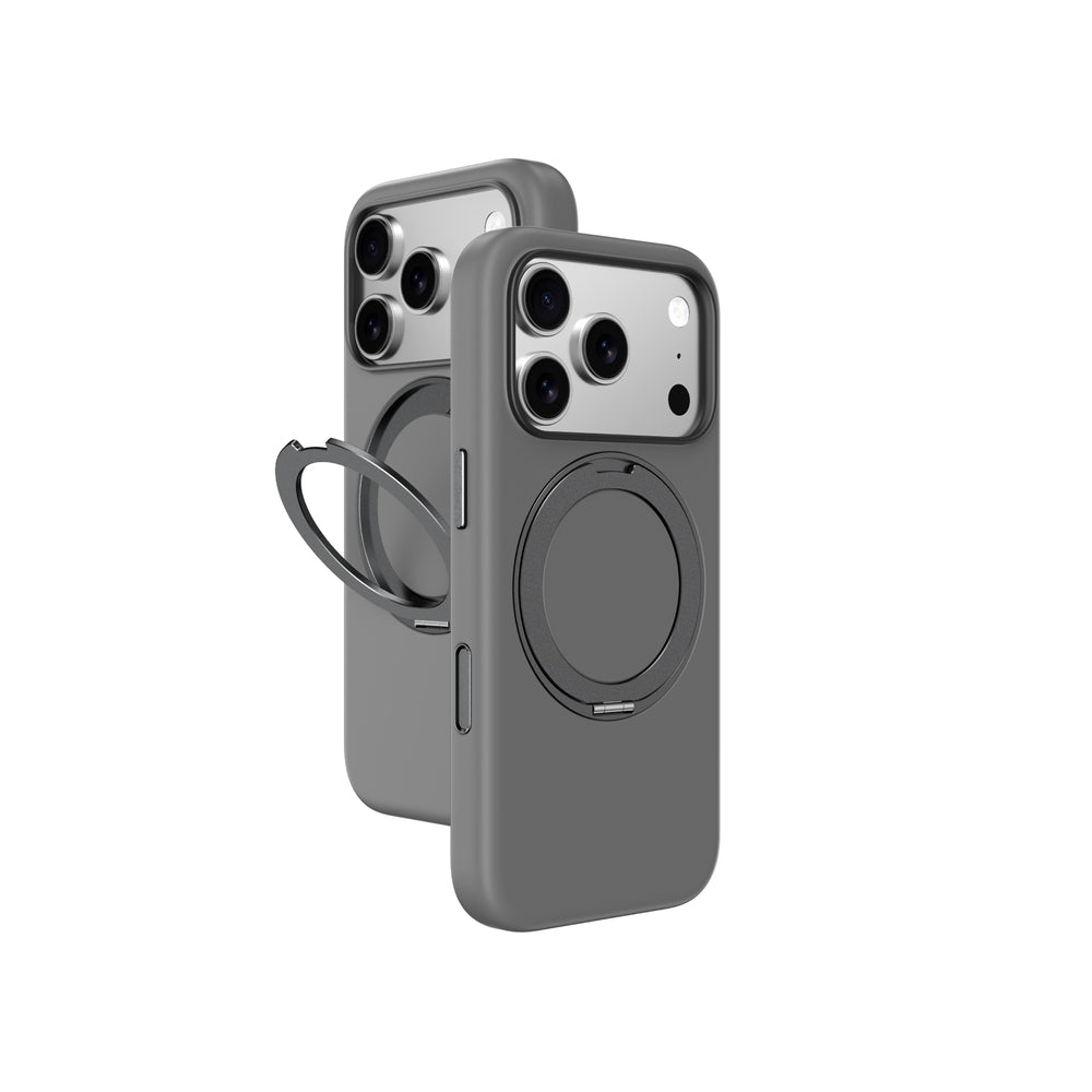 AmazingThing Cloudie iPhone 17 Pro Case with Stand - Gray_0