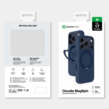 AmazingThing Cloudie iPhone 17 Pro Max Case with Stand - Blue_5
