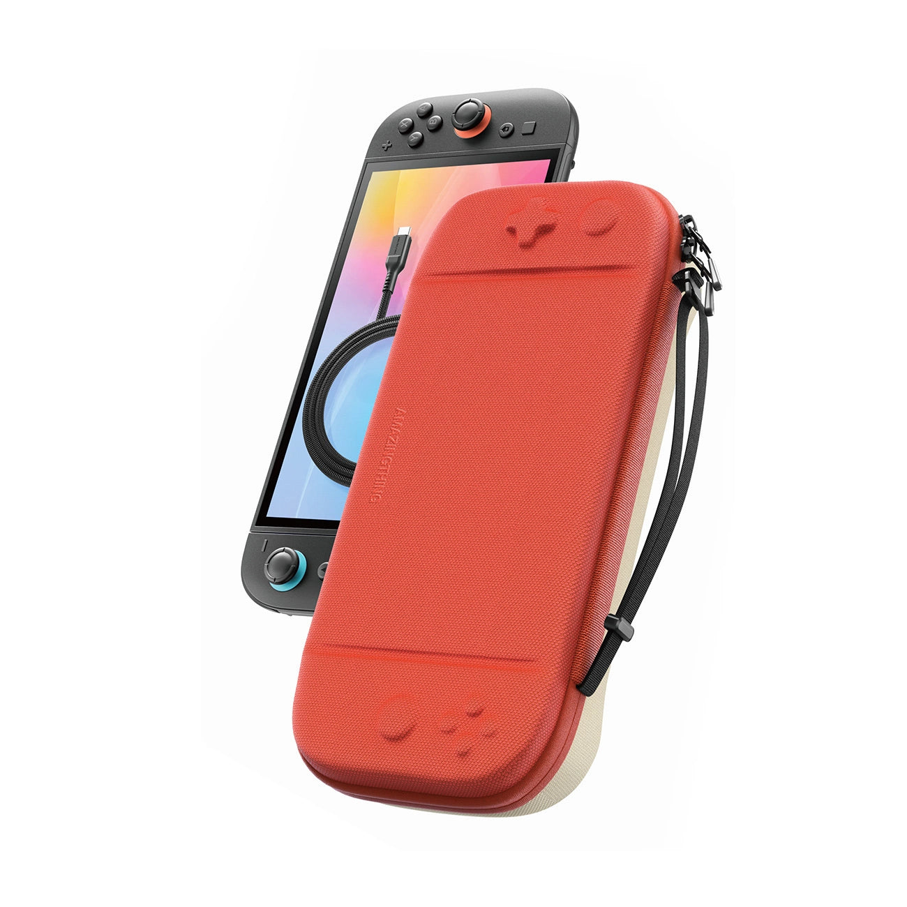 AmazingThing PlayShield EDC Protective Case for Nintendo Switch 2 - Red_0