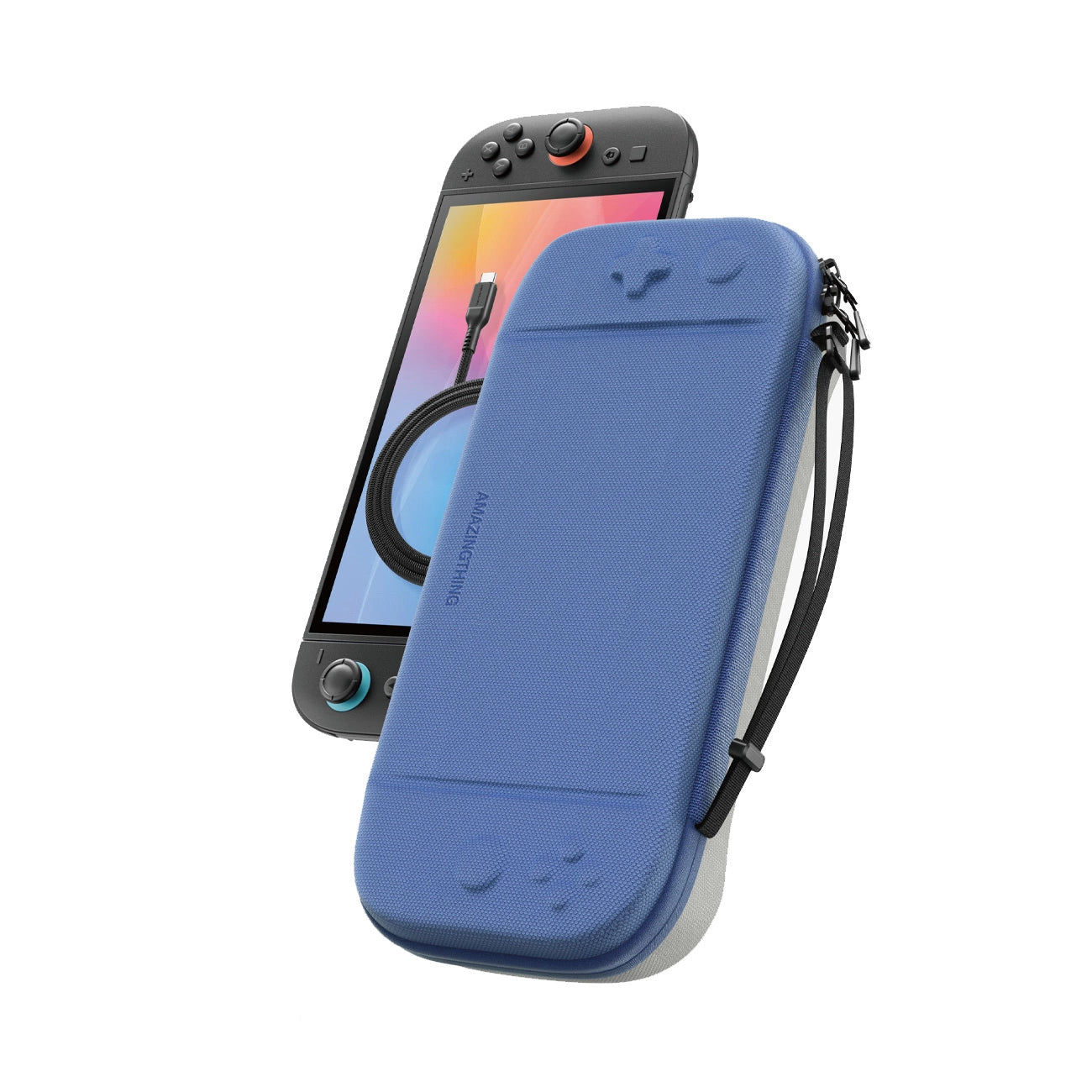 AmazingThing PlayShield EDC Protective Case for Nintendo Switch 2 - Blue_0