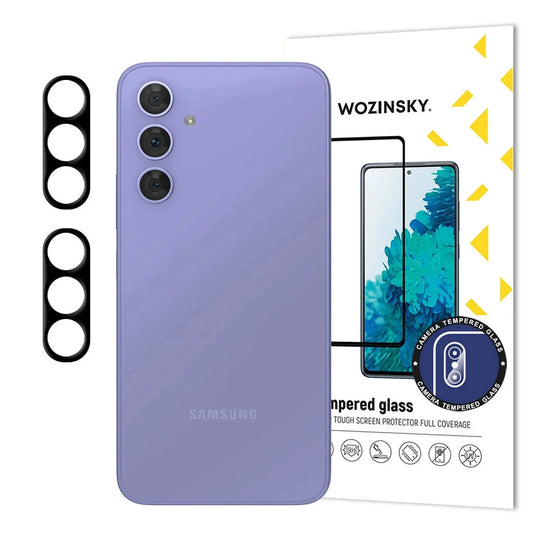 Black Wozinsky Full Camera Glass for Samsung Galaxy A17 / A17 5G, Set of 2_0