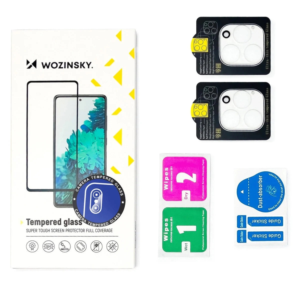 Wozinsky Full Camera Glass for iPhone 17 Pro Max, Black, Set of 2_2