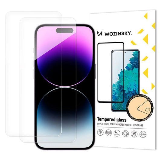 Wozinsky Tempered Glass 2-Pack for iPhone 17 Pro Max / 16 Pro Max_0