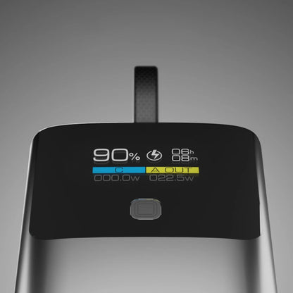 SBS 10000mAh PD 20W Powerbank with LCD Display and Built-in USB-C Cable - Gray_5