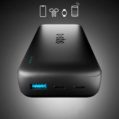 SBS Infinity Power Bank 20000mAh 10W LiFePo₄ USB-A USB-C - Black_5