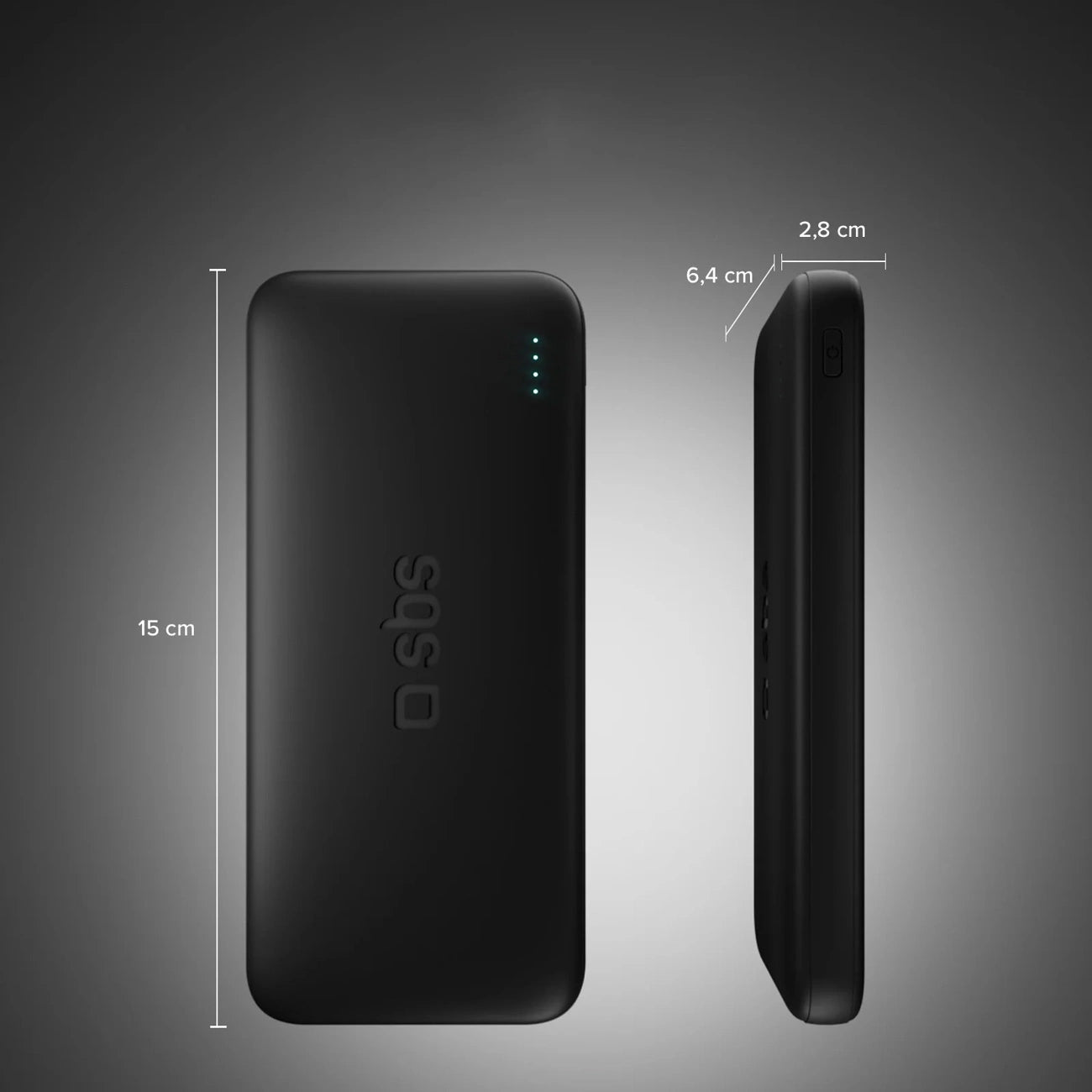 SBS Infinity Power Bank 20000mAh 10W LiFePo₄ USB-A USB-C - Black_7